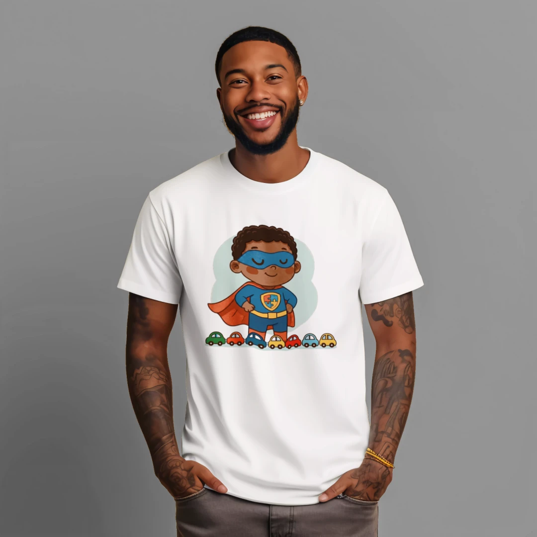 Superhero boy Adult T-